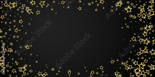 Christmas stars vector overlay.