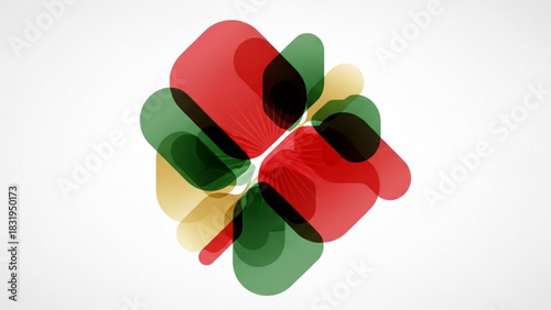 Abstract rounded shapes design vector background illustration for modern graphic design projects usage