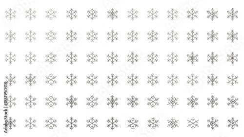 Seamless winter snowflake pattern vector background for christmas holiday season design and decoration art