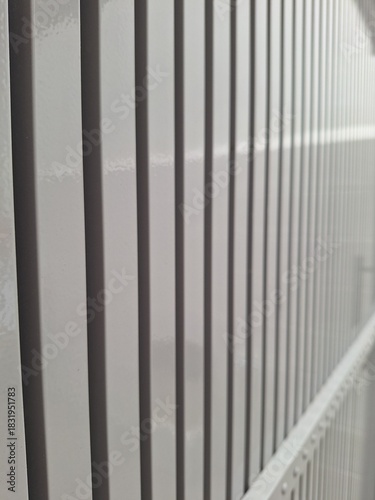 metal fence with metal bars