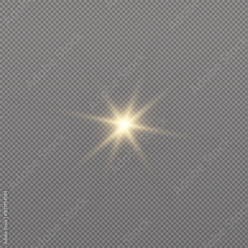 Spotlight white light effect, light from a lamp or spotlight, illuminated stage, podium in the spotlight, vector elements set