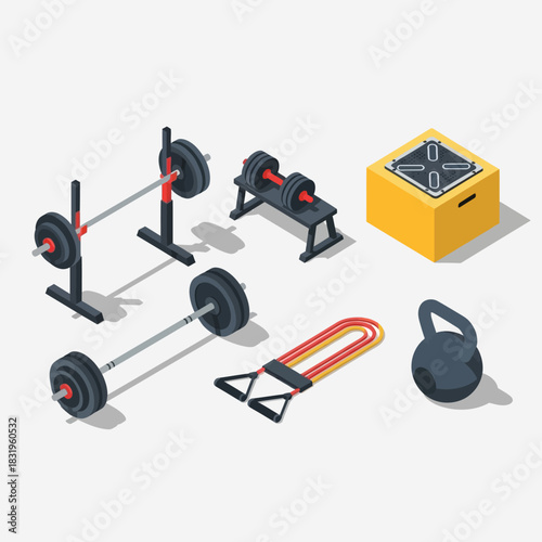 Isometric Gym Equipment for Strength Training.
