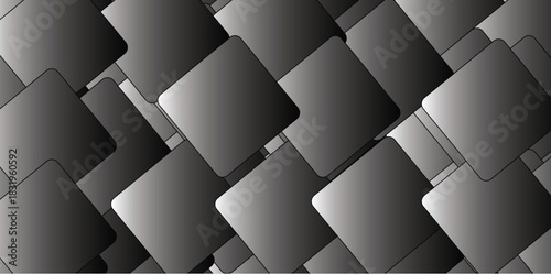 Abstract background white modern background. Gradient square shape design. Futuristic technology concept. Abstract geometric line square seamless pattern.Abstract background white modern background. 