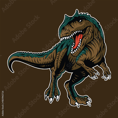 vector dinosaurs illustration design art