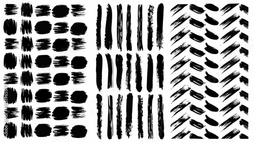 Dynamic abstract brush strokes for modern artistic designs, creating expressive textures and patterns perfect for creative projects and bold visual statements