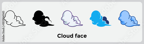 Cloud face
