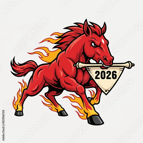 A tribute to the famous Red Hare (Chi Tu Ma), an iconic, powerful red horse from Chinese history and literature.