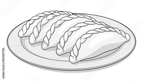 vector illustration of an apple