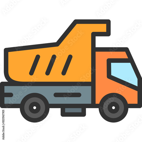 Tipper Truck Icon