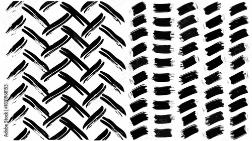 Dynamic ink strokes create a bold abstract pattern, perfect for modern design projects or adding an artistic touch to any creative work