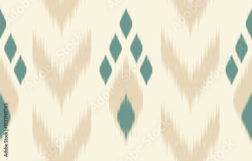 Ethnic abstract ikat art. Aztec ornament print. geometric ethnic pattern seamless  color oriental.  Design for background ,curtain, carpet, wallpaper, clothing, wrapping, Batik, vector illustration.
