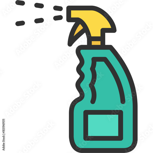 Cleaning Spray Icon
