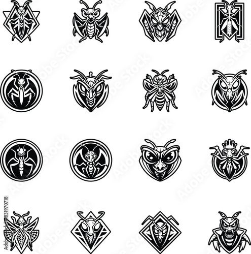 Glyph Style Mantis Icons 
