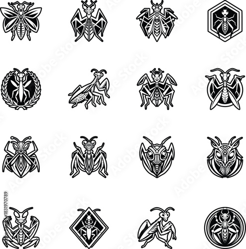Glyph Style Mantis Icons 
