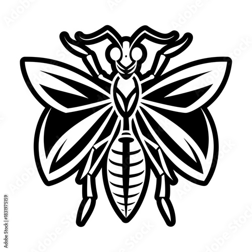 Glyph Style Mantis Logos