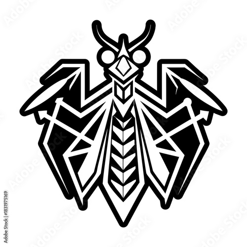 Glyph Style Mantis Logos