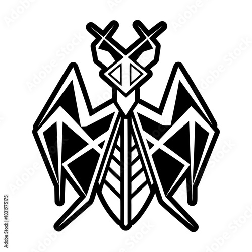 Glyph Style Mantis Logos