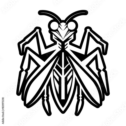  Glyph Style Mantis Symbols 