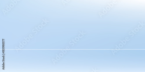 Modern blue studio room. Limbo light background. Abstract 3d backdrop for product presentation abstract modern simple design