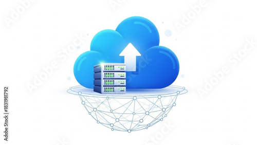 Cloud computing server data storage backup and networking solution for business and personal use cases online
