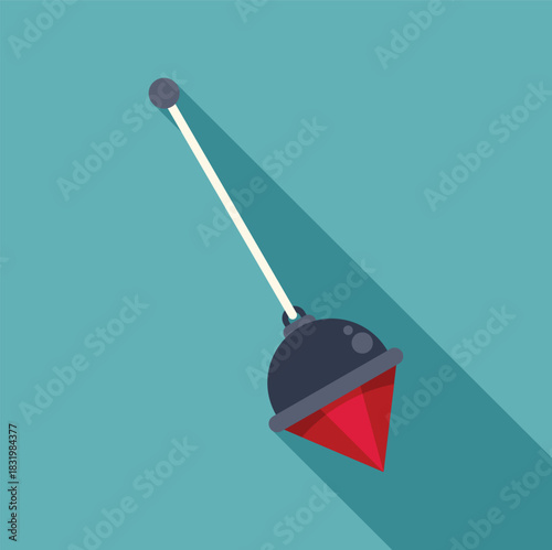 Plumb bob icon providing construction and building accuracy