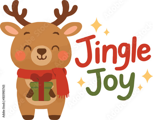 Reindeer with Jingle Joy