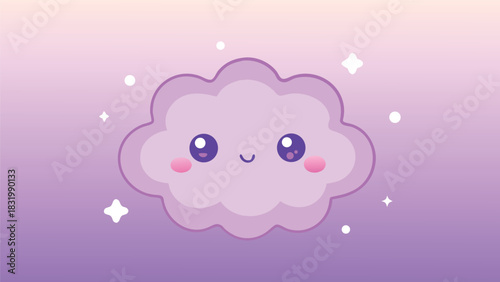 Soft lilac and pink dreamy gradient background with a kawaii aesthetic for banners and advertisements