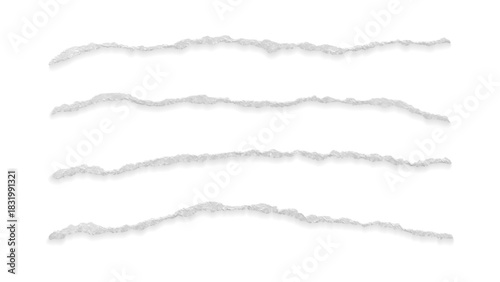 Torn scrap pieces of paper. Vector isolated set of damaged pages with uneven edges. Document mockup, scraps of notebook, wallpaper or newspaper. Black sheet or empty note cutout collection