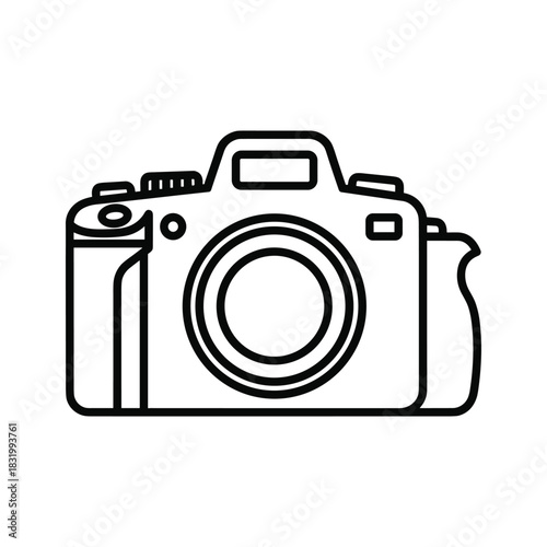 DSLR Camera Line Icon