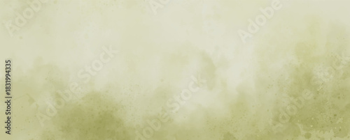 Abstract watercolor art background template. green watercolor backdrop empty space for text, banner, presentation or product display graphic design