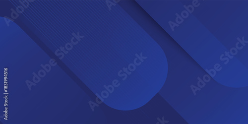 Abstract blue background. Modern simple blue geometric design. Minimal shapes. Suit for booklet, brochure, banner, poster, website, flyer, cover, corporate, backdrop. Vector illustration