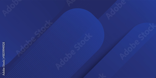 Abstract blue background. Modern simple blue geometric design. Minimal shapes. Suit for booklet, brochure, banner, poster, website, flyer, cover, corporate, backdrop. Vector illustration