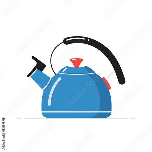 Playful teapot vector design offers a whimsical take on everyday kitchen appliances featuring