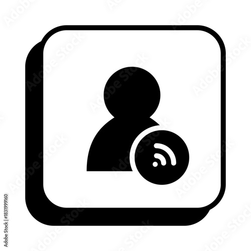 Personal Hotspot Icon in Solid Style