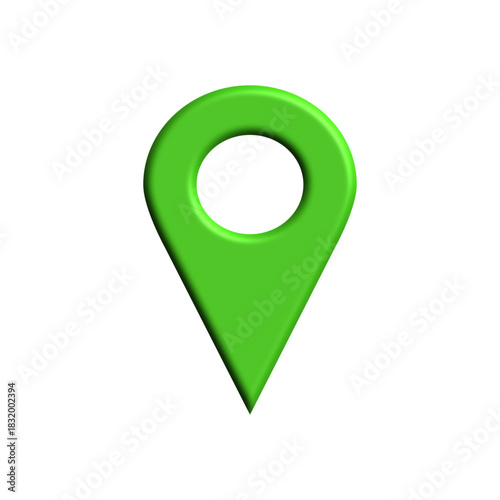 3d map pointer, location icon. 3d green location, map pointer, navigation symbol, travel sign. Free Download 3d map pointer, location icon. 3d green location, map pointer, navigation symbol, travel sign. - GFXLoad