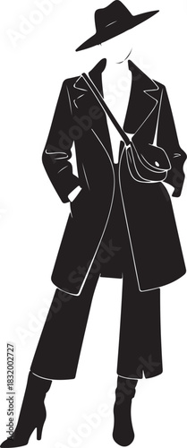 silhouette daily life