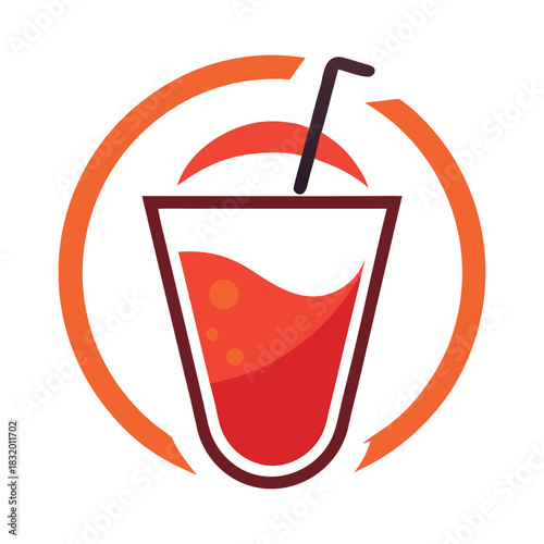 minimalist drinks logo