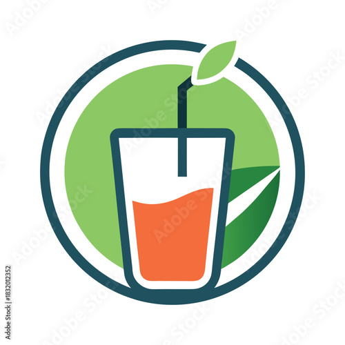 minimalist drinks logo