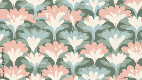 Vibrant abstract geometric composition featuring bold shapes and contrasting colors with helvetica and courier typography elements for modern design applications