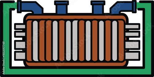 Versatile abstract geometric pattern with a vibrant color palette featuring red green blue yellow cyan and magenta suitable for modern graphic design and digital art applications