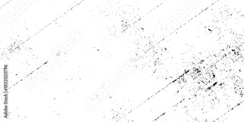 White, black dust overlay distress grungy grain, noise effect paint wall. small particles of debris and dust. crack and scratch dust paint concrete wall. subtle halftone grunge urban texture vector.