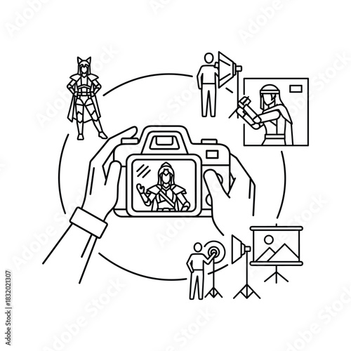 Creative Photography Production: Character Shoot & Studio Workflow