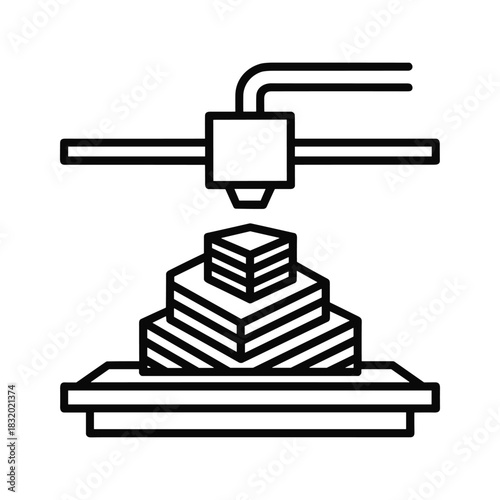 3D Printing Icon