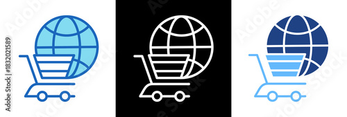 E Commerce triplestyle icon