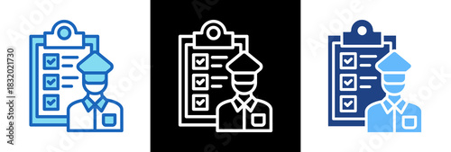 Online Customs triplestyle icon