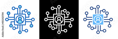 Digital Identity triplestyle icon