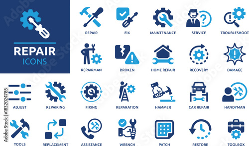 repair, maintenance, icon, tools, wrench, screwdriver, hammer, fix, service, troubleshoot, repairman, broken, home repair, recovery, damage, adjust, repairing, fixing, reparation, handyman, car repair