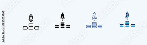 Competitive Advantage Multiple Icon Illustration Vector