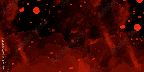 abstract fire flame grunge texture background . red grunge paper texture with painting soft textured on wet white paper vector background. Black red abstract background with copy space for design.