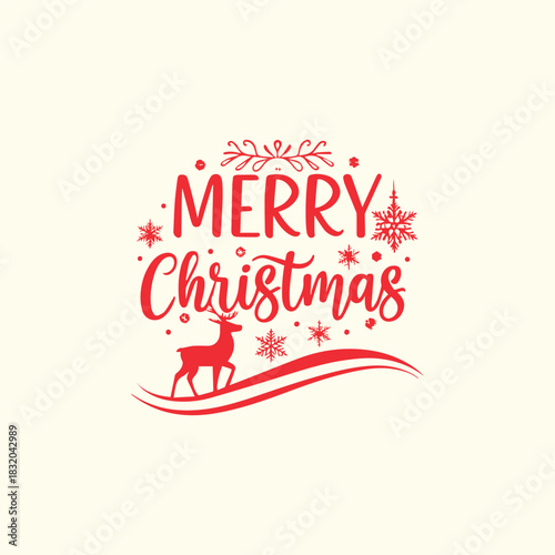 Merry Glow Typo elegant